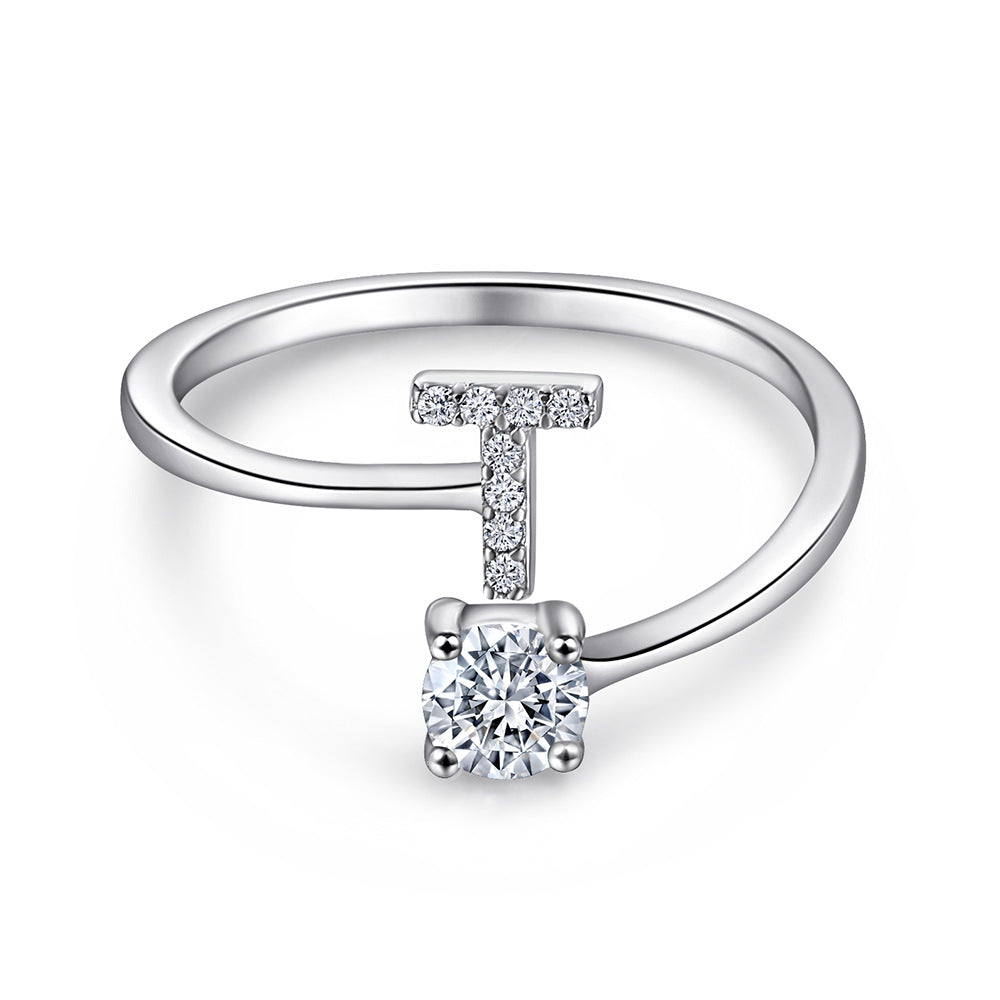 S925 Silver Moissanite/Zirconia Ring