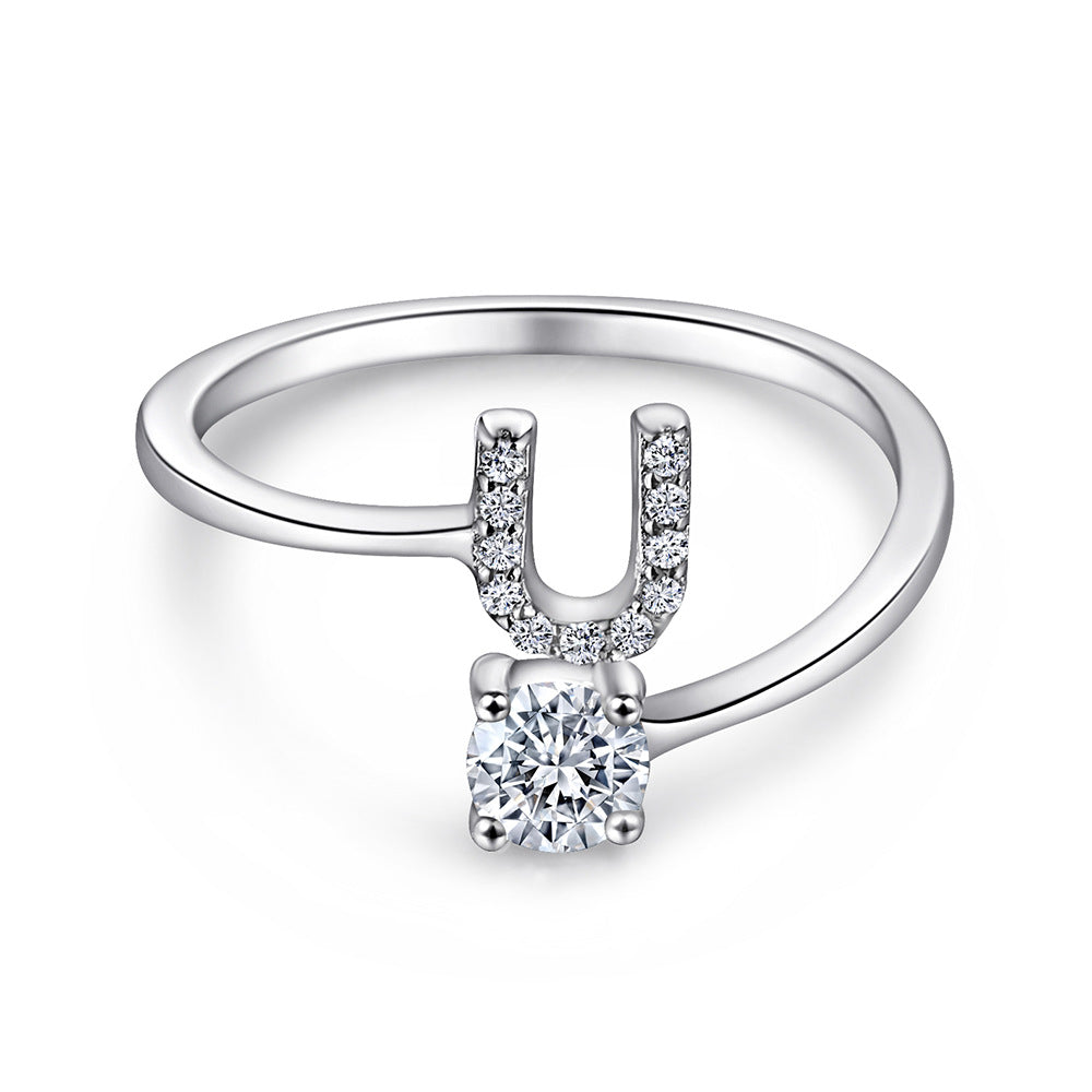 S925 Silver Moissanite/Zirconia Ring