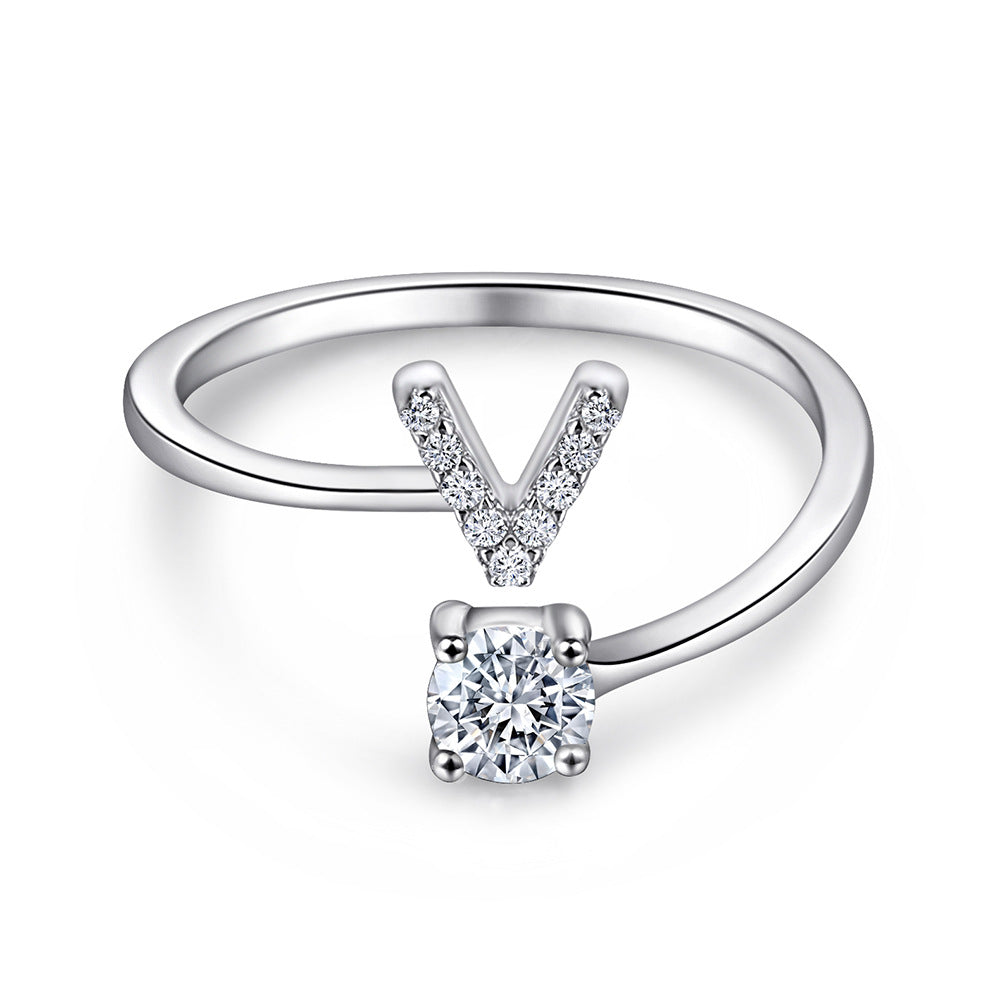 S925 Silver Moissanite/Zirconia Ring