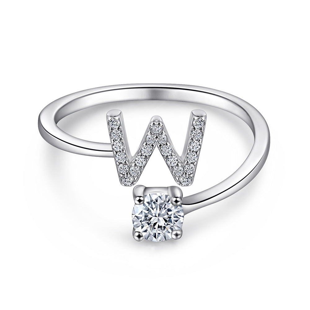 S925 Silver Moissanite/Zirconia Ring
