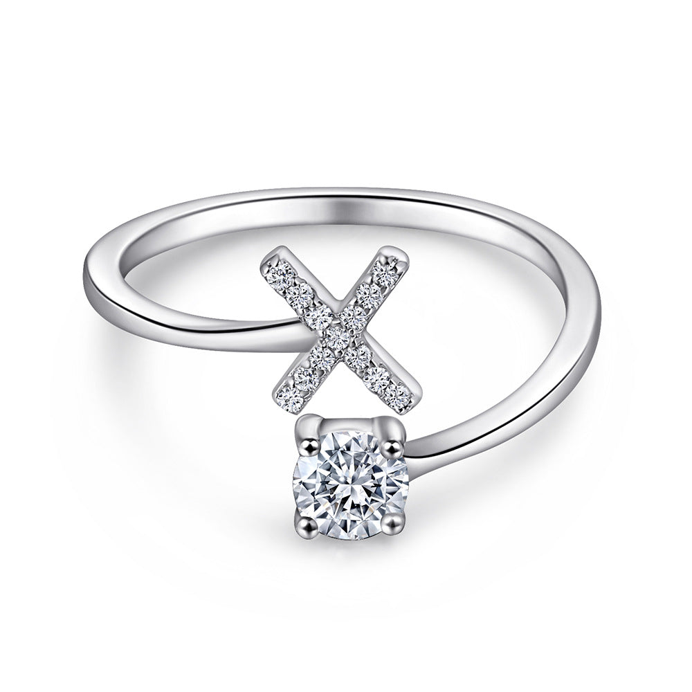 S925 Silver Moissanite/Zirconia Ring