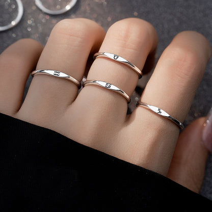 S925 Silver Zodiac Rings