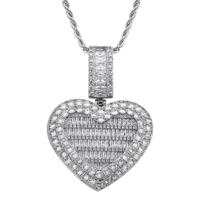 Heart Shape Picture Pendant