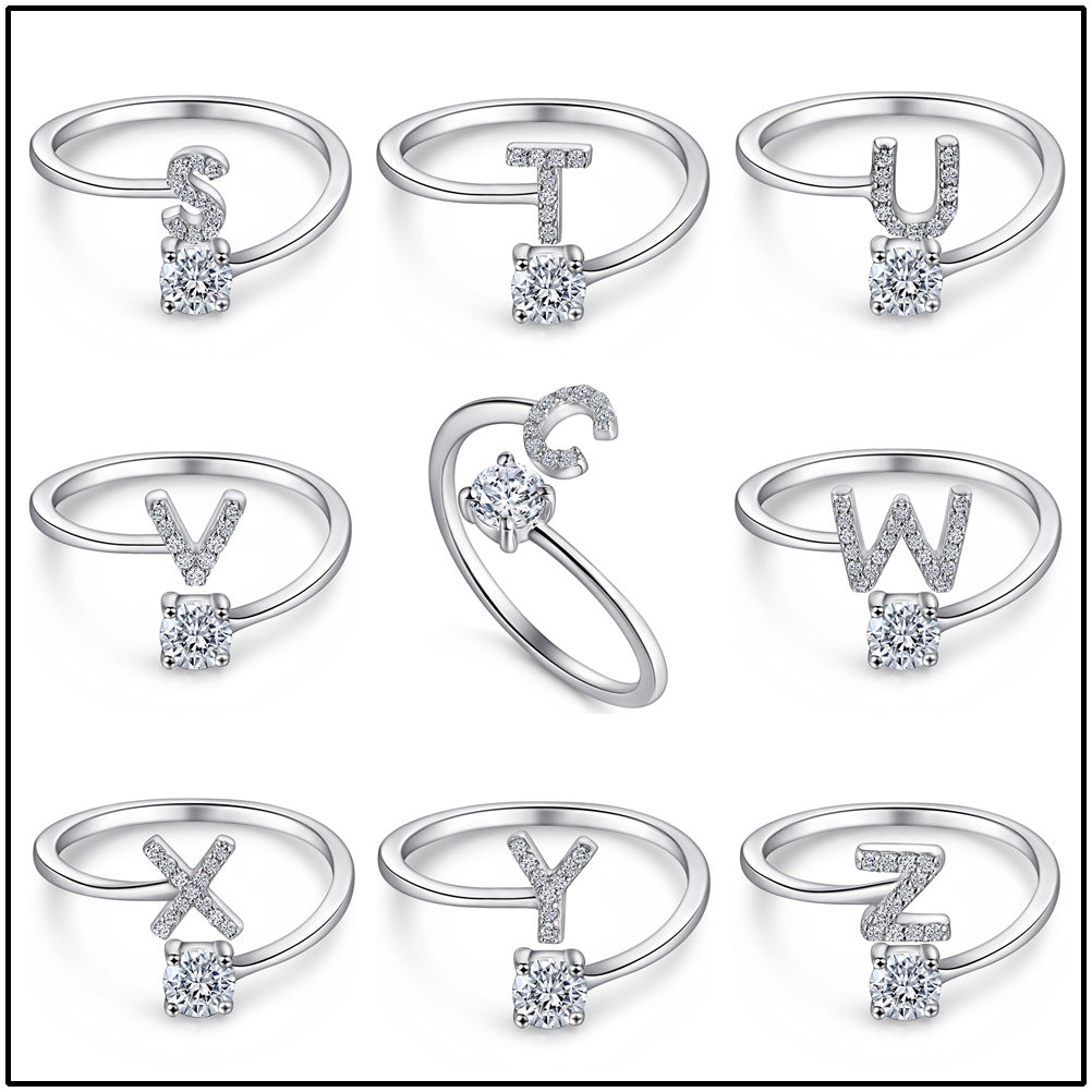 S925 Silver Moissanite/Zirconia Ring