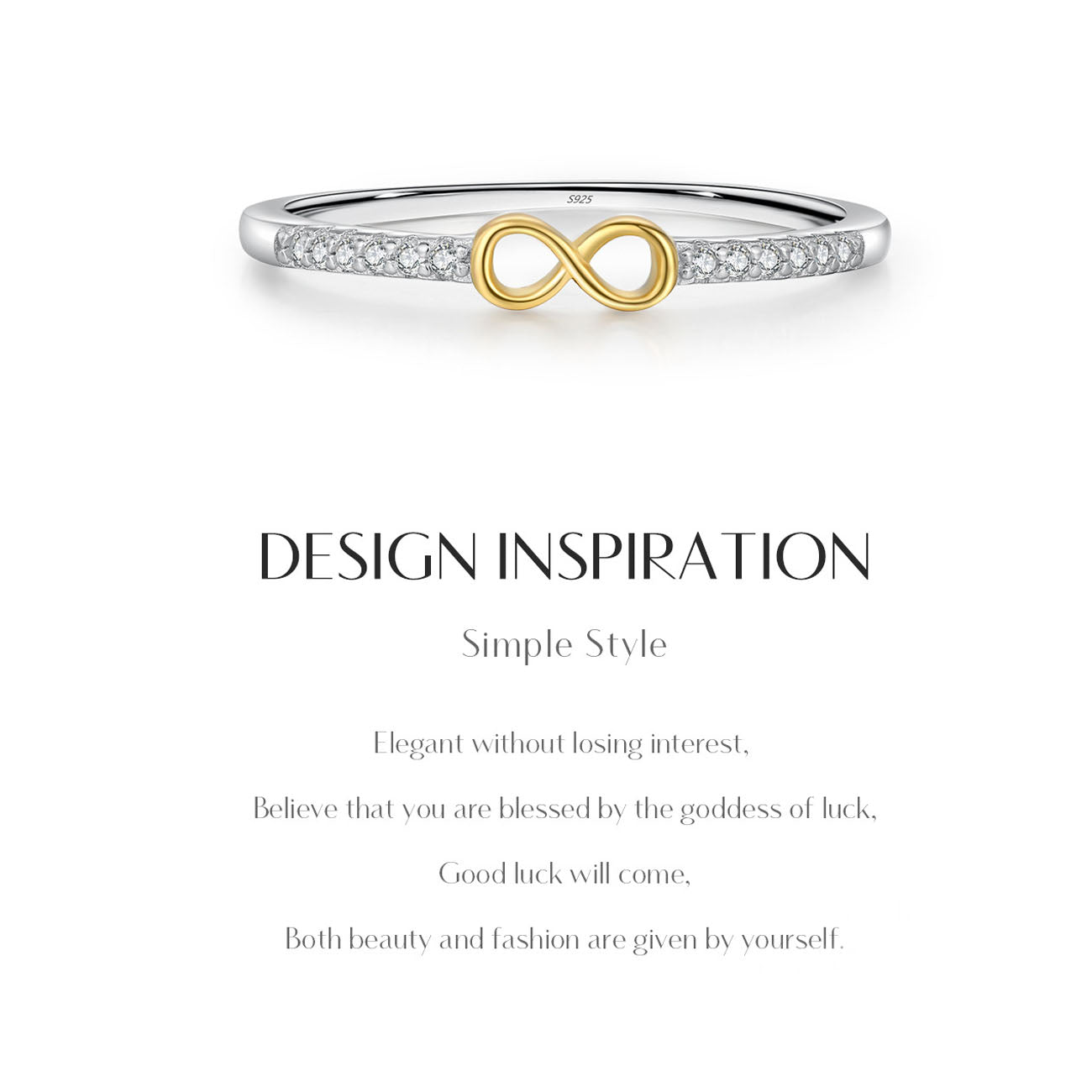 S925 Silver Mobius Ring