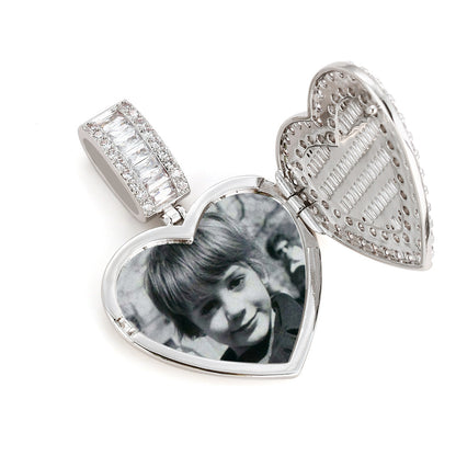 Heart Shape Picture Pendant