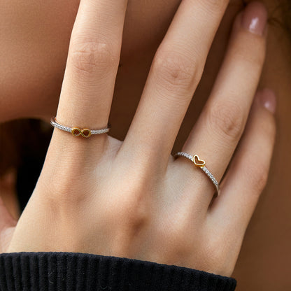 S925 Silver Mobius Ring