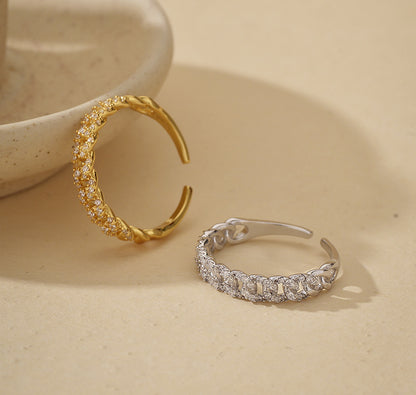S925 Silver Adjustable Ring