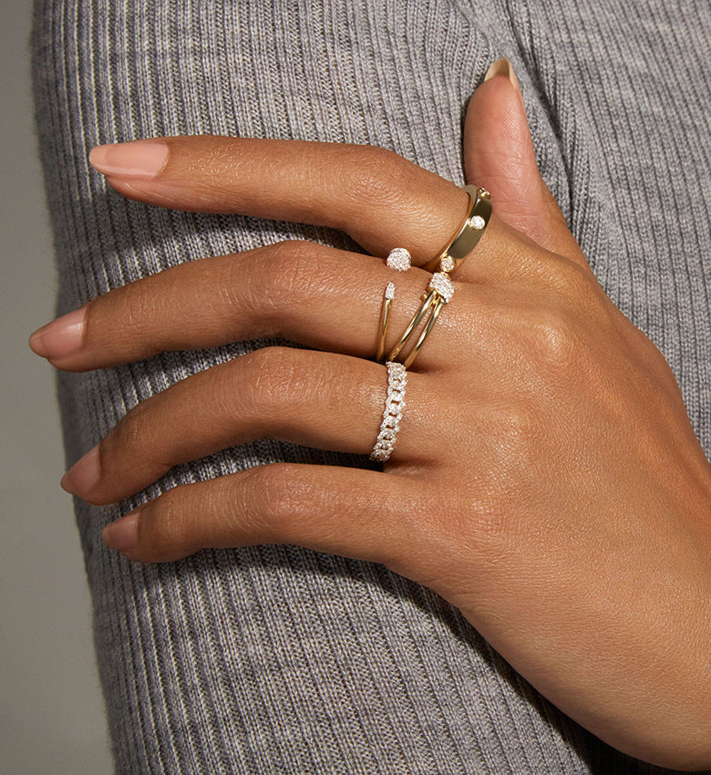 S925 Silver Adjustable Ring