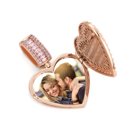 Heart Shape Picture Pendant