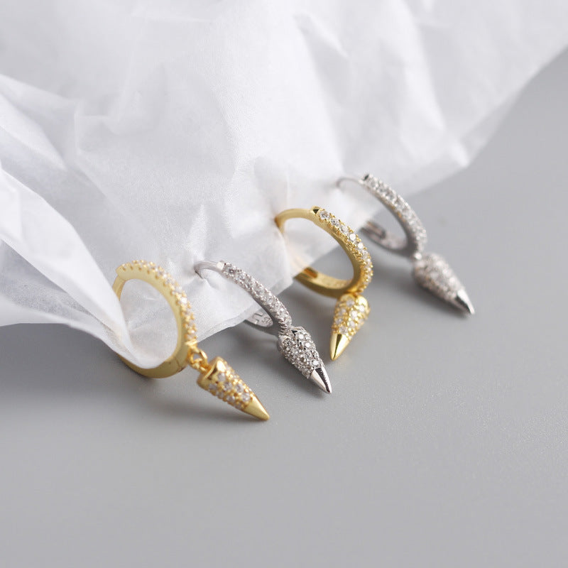 S925 Silver Conical Earrings