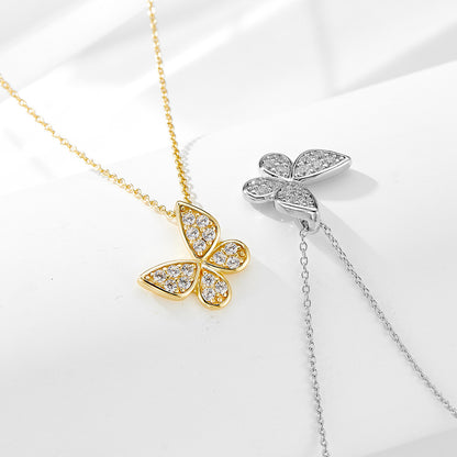 S925 Silver Butterfly Necklace