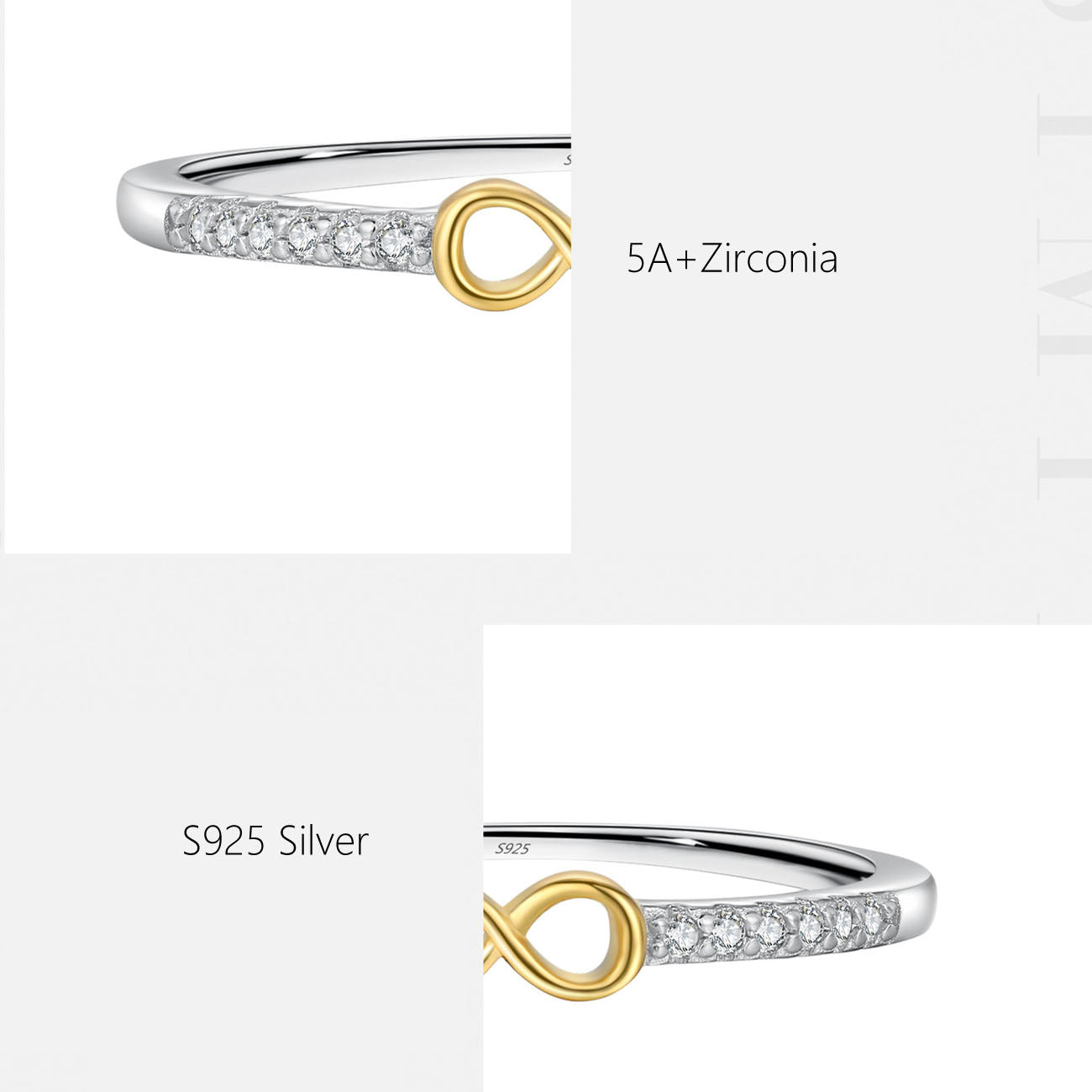 S925 Silver Mobius Ring