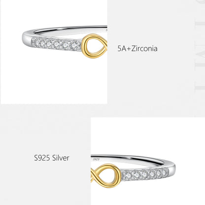 S925 Silver Mobius Ring