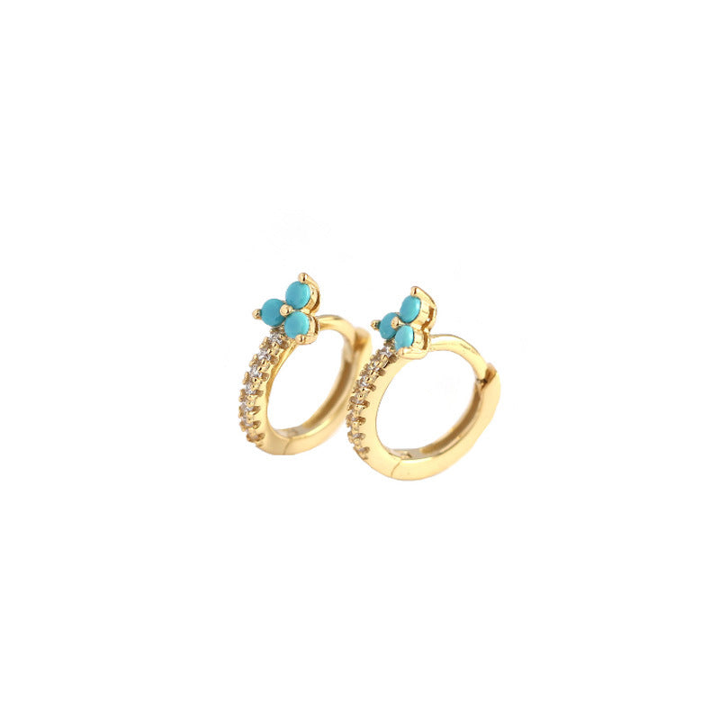 S925 Silver Flower Earrings