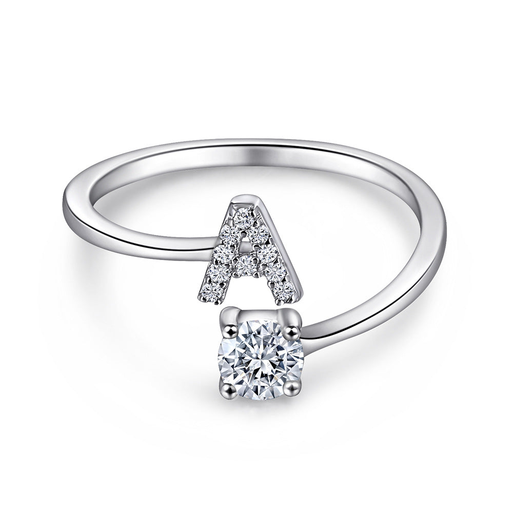 S925 Silver Moissanite/Zirconia Ring