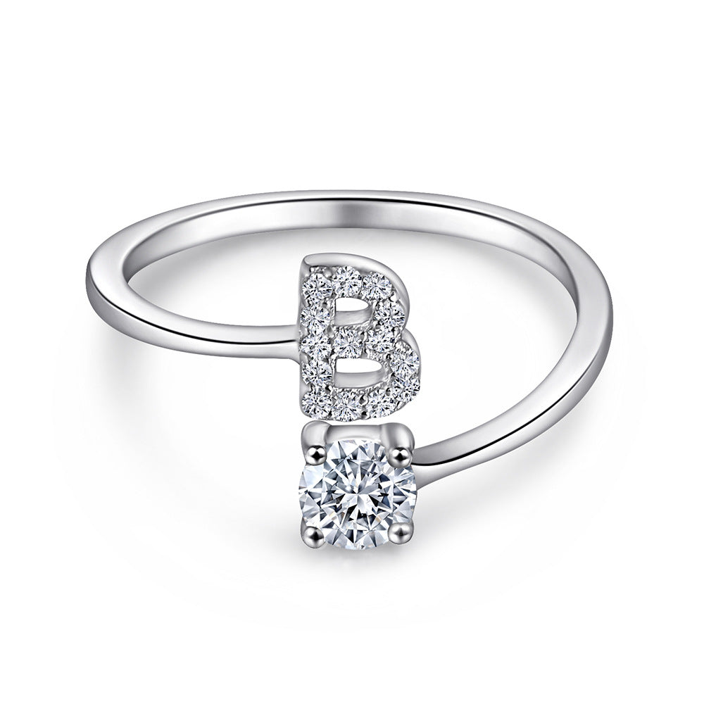 S925 Silver Moissanite/Zirconia Ring