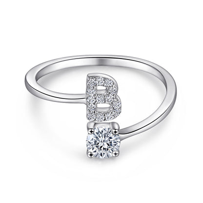 S925 Silver Moissanite/Zirconia Ring