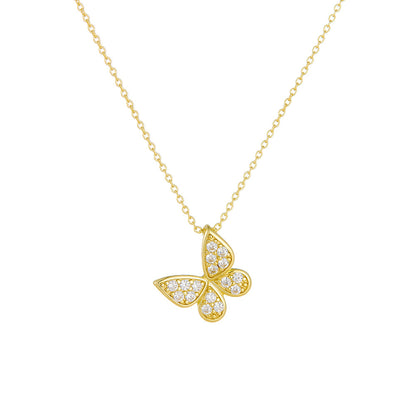 S925 Silver Butterfly Necklace