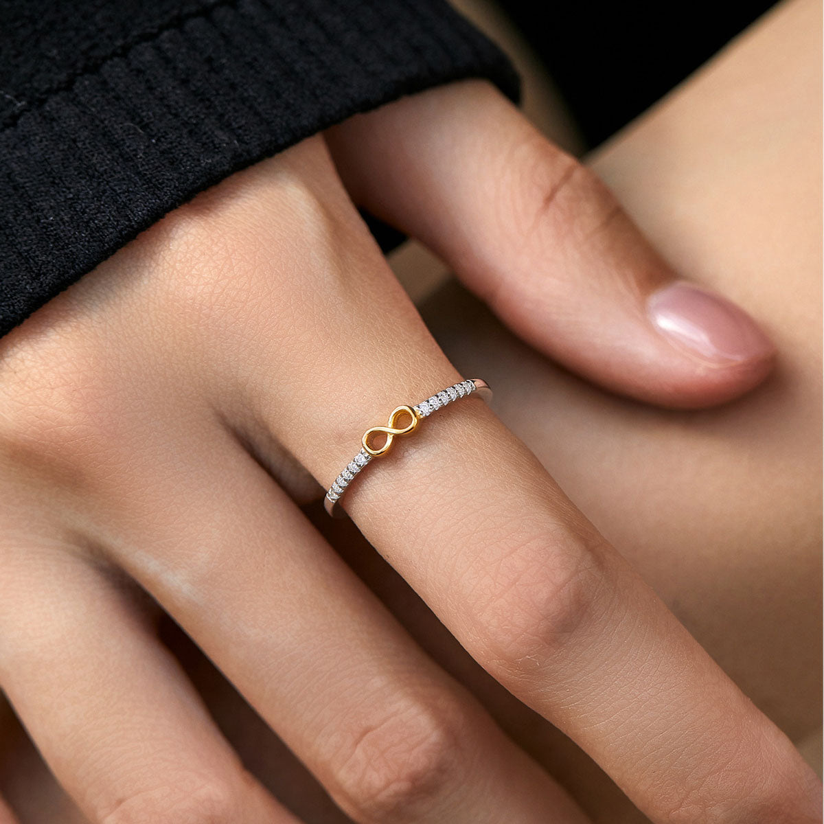 S925 Silver Mobius Ring