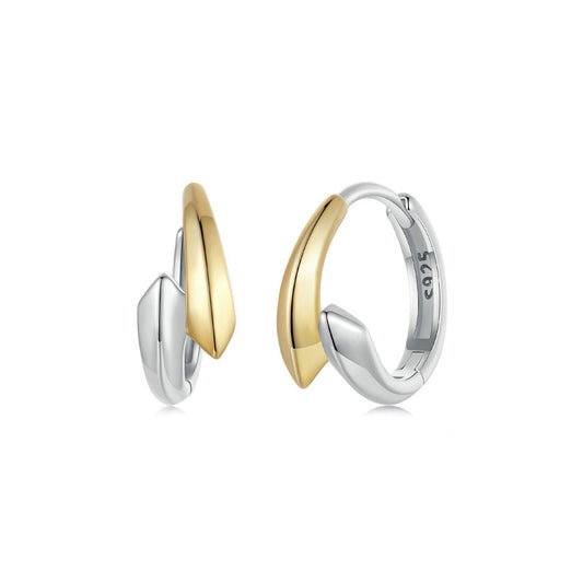 S925 Silver Gold-silver Earrings