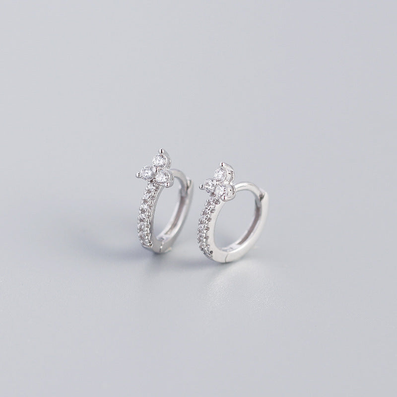 S925 Silver Flower Earrings