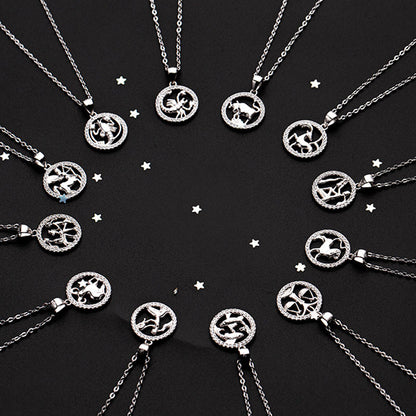 S925 Silver Zodiac Necklace