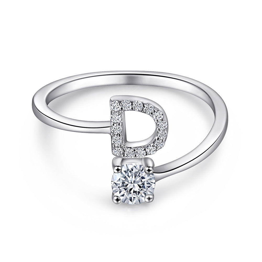 S925 Silver Moissanite/Zirconia Ring