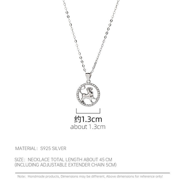 S925 Silver Zodiac Necklace