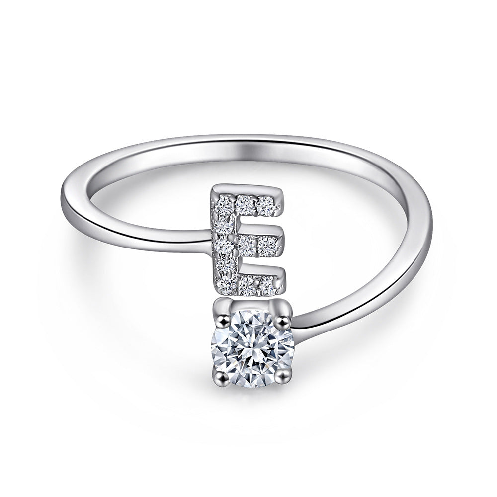 S925 Silver Moissanite/Zirconia Ring