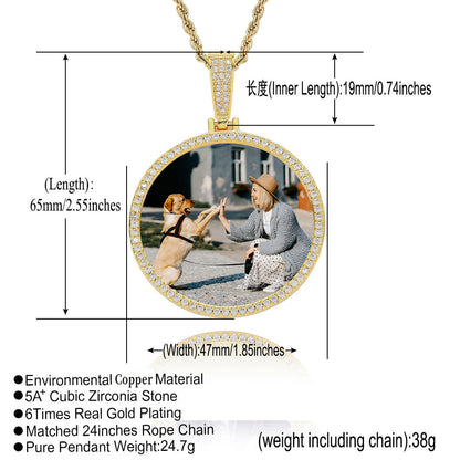 CircleI Memory Picture Pendant